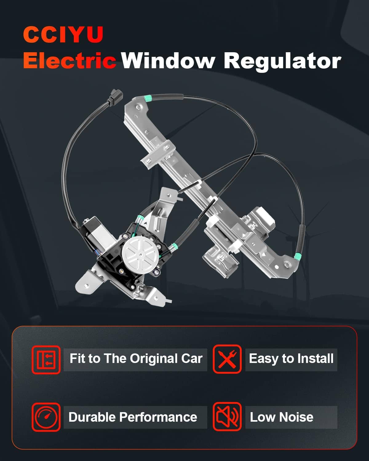 Regulador de ventana eléctrico trasero del lado del - Imagen 3