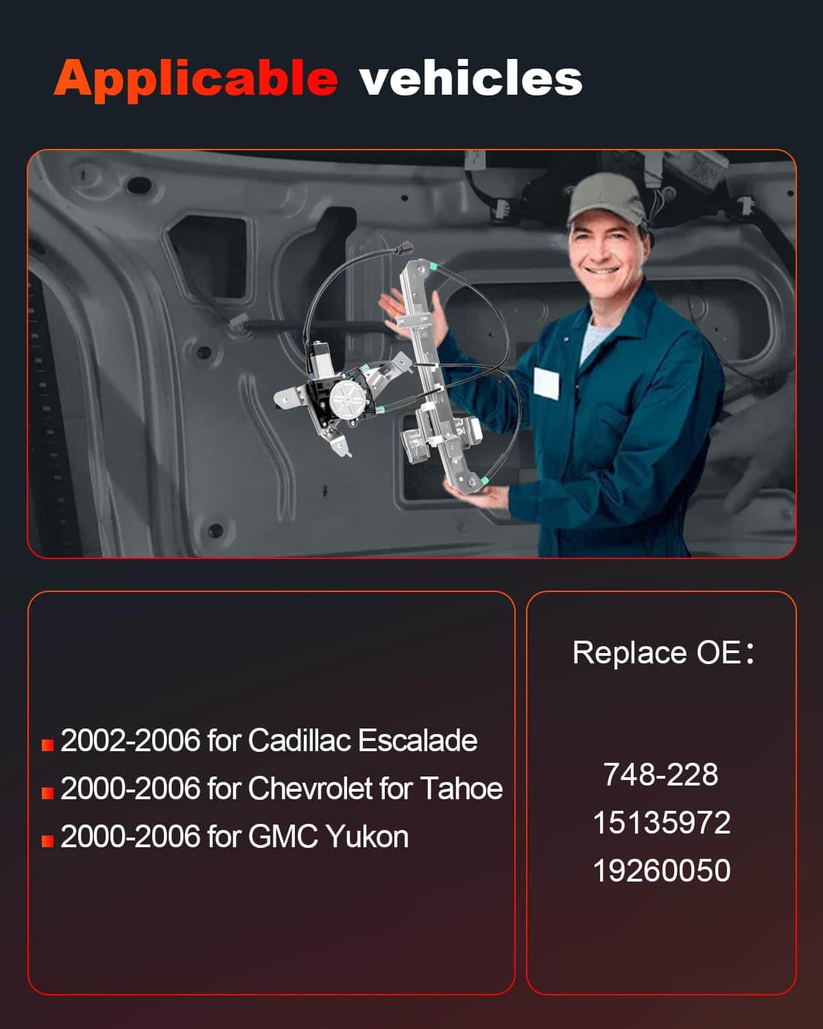 Regulador de ventana eléctrico trasero del lado del - Imagen 9