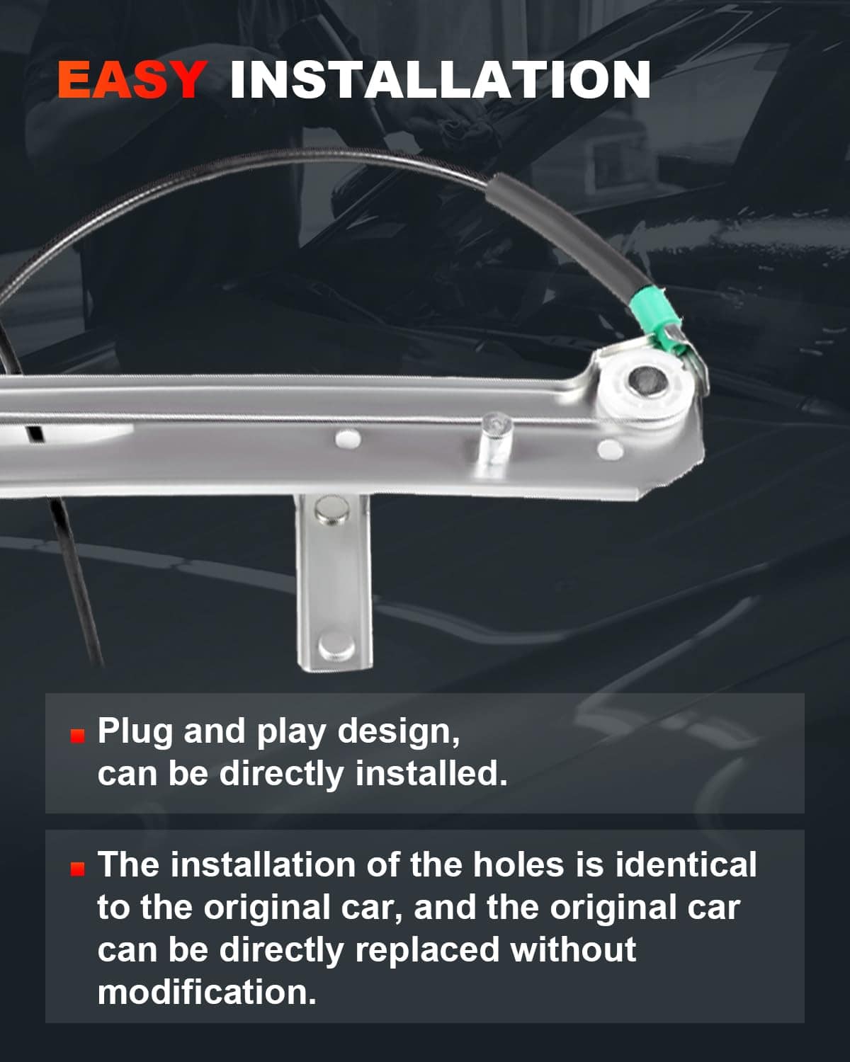 Regulador de ventana eléctrico trasero del lado del - Imagen 7