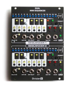Division 6 Dual Mini Sequencer V2 Eurorack Kit de Bricolaje