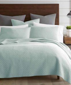 Juego de Colcha Levtex Home - Cruz de Punto - Azul - 100%