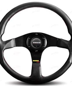 Volante MOMO Motorsport Tuner Agarre de Cuero Negro Radio