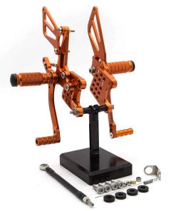 Rearset de Motocicleta Completamente Ajustable Compatible