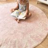 Tapete Redondo ABC Alfabeto Niños Alfombra Círculo Tapete