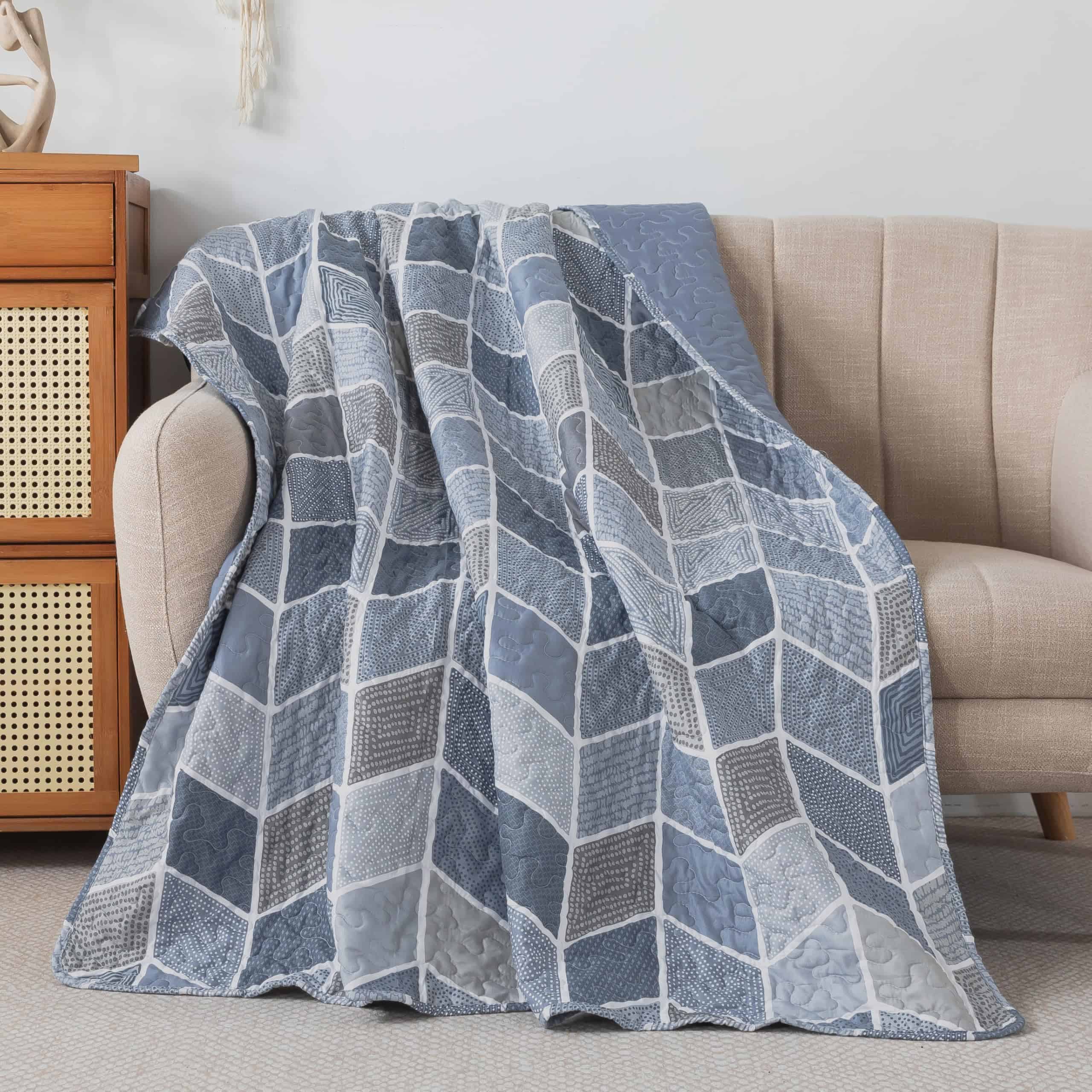 Manta de Verano Acolchada de 50" x 60" SLPR Heather: Diseño