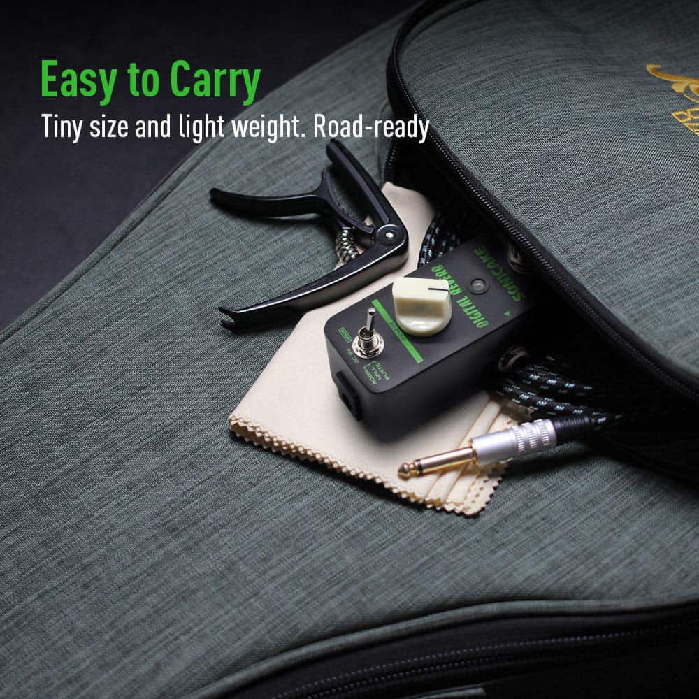 Pedal de Reverb SONICAKE 3 Modos Sala Salón Placa Efecto de - Imagen 7