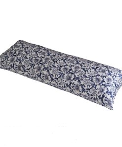 Funda de almohada de seda 100% Cozysilk para -Azul y Blanco
