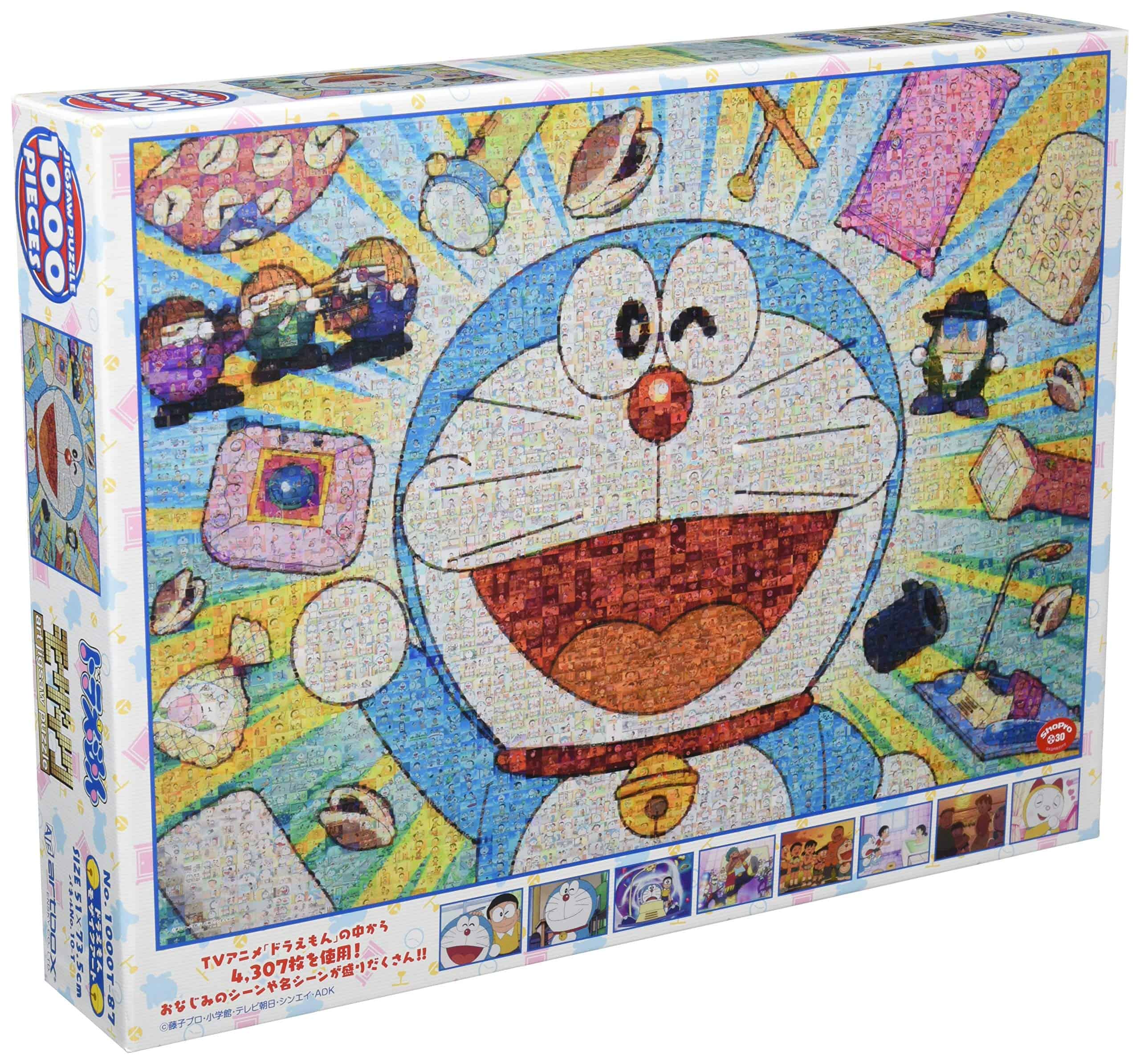 Rompecabezas de 1000 piezas Doraemon Mosaico de Arte