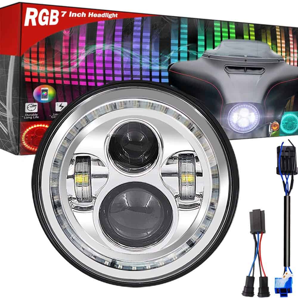 Faros LED de 7 pulgadas para HD Street Glide Special, con