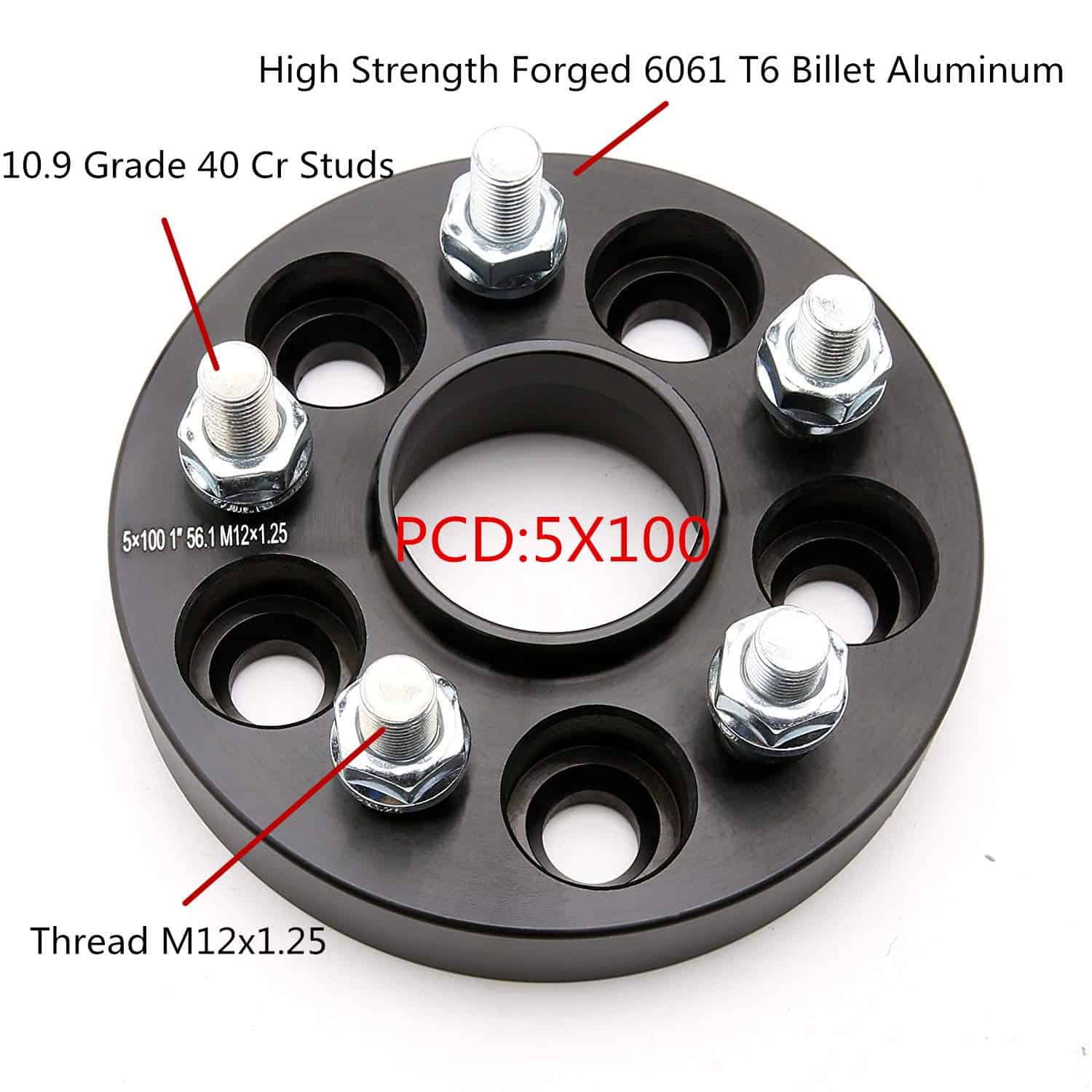 Espaciadores de Rueda ZY 5x100 1" para Subaru Crosstrek - Imagen 3