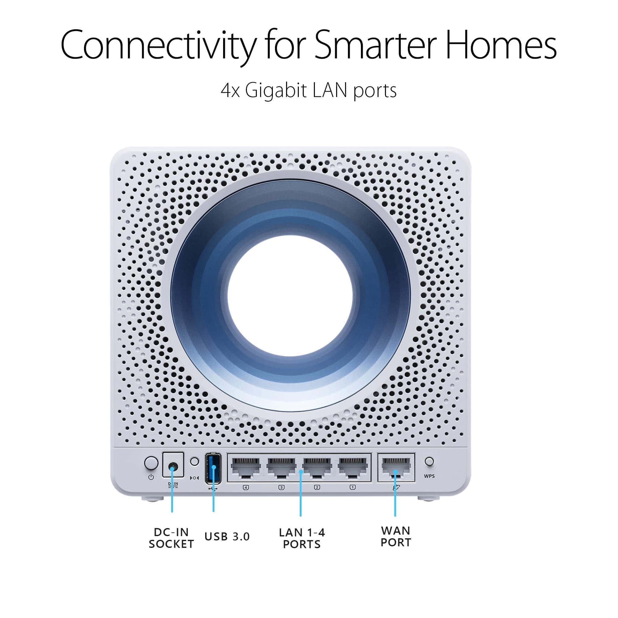 ASUS AC2600 WiFi Router (Blue Cave) - Router inalámbrico - Imagen 7