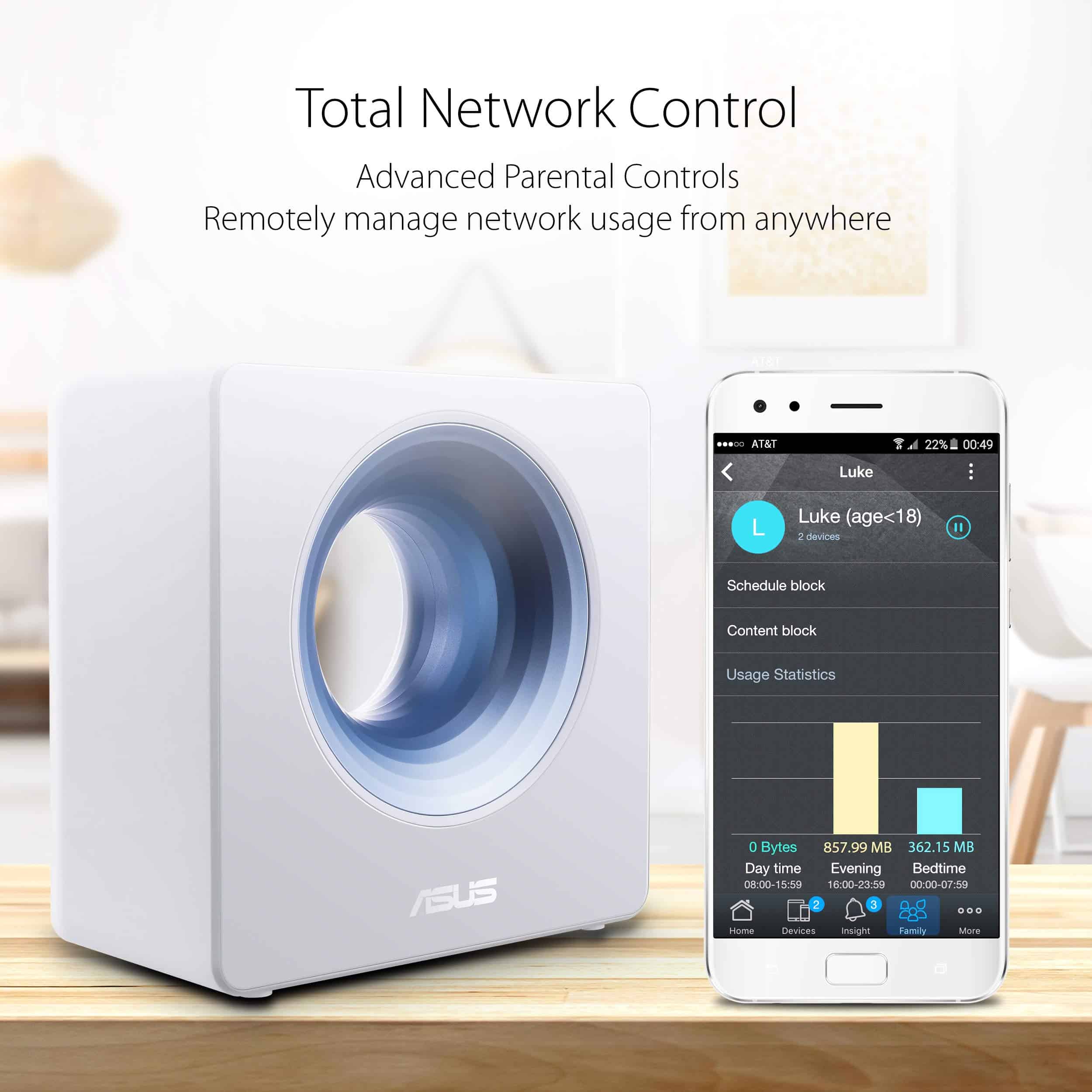 ASUS AC2600 WiFi Router (Blue Cave) - Router inalámbrico - Imagen 9