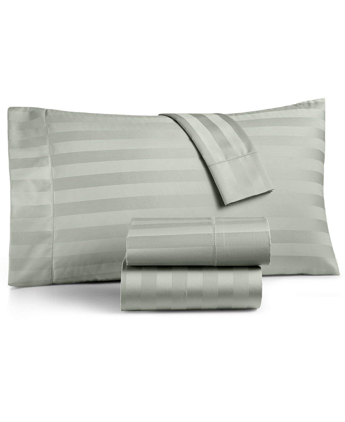 Juego de sábanas Charter Club Damask Stripe Queen de 4