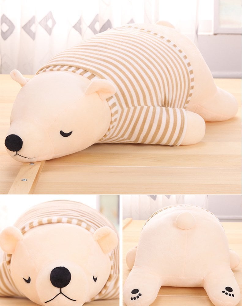 MMTTAO Peluche de Oso Polar Animal Relleno de 24 Pulgadas - Imagen 9