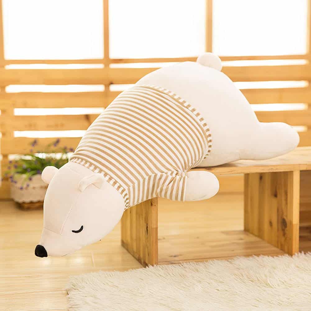 MMTTAO Peluche de Oso Polar Animal Relleno de 24 Pulgadas - Imagen 6