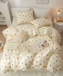 Juego de Funda de Edredón de Algodón Puro AOJIM para Niños