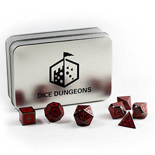 Conjunto de Dados Imperiales de Metal con Caja de - Imagen 4