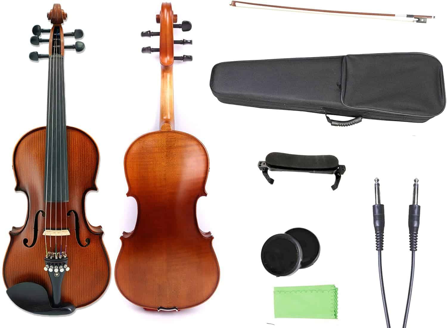 Violín Eléctrico de 5 Cuerdas Yinfente Tamaño Completo