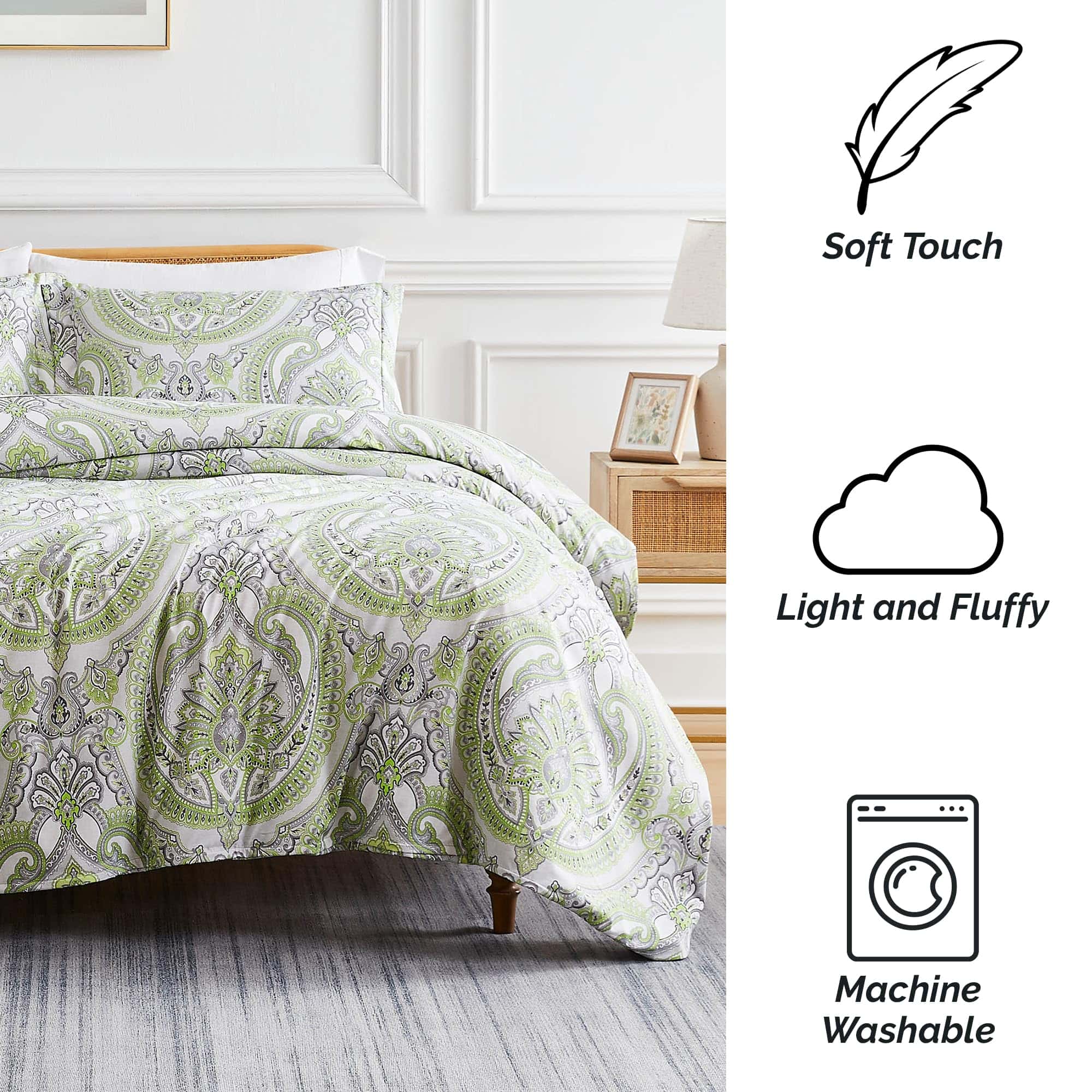 Juego de cama Southshore Fine Living, Inc. tamaño extra - Imagen 5