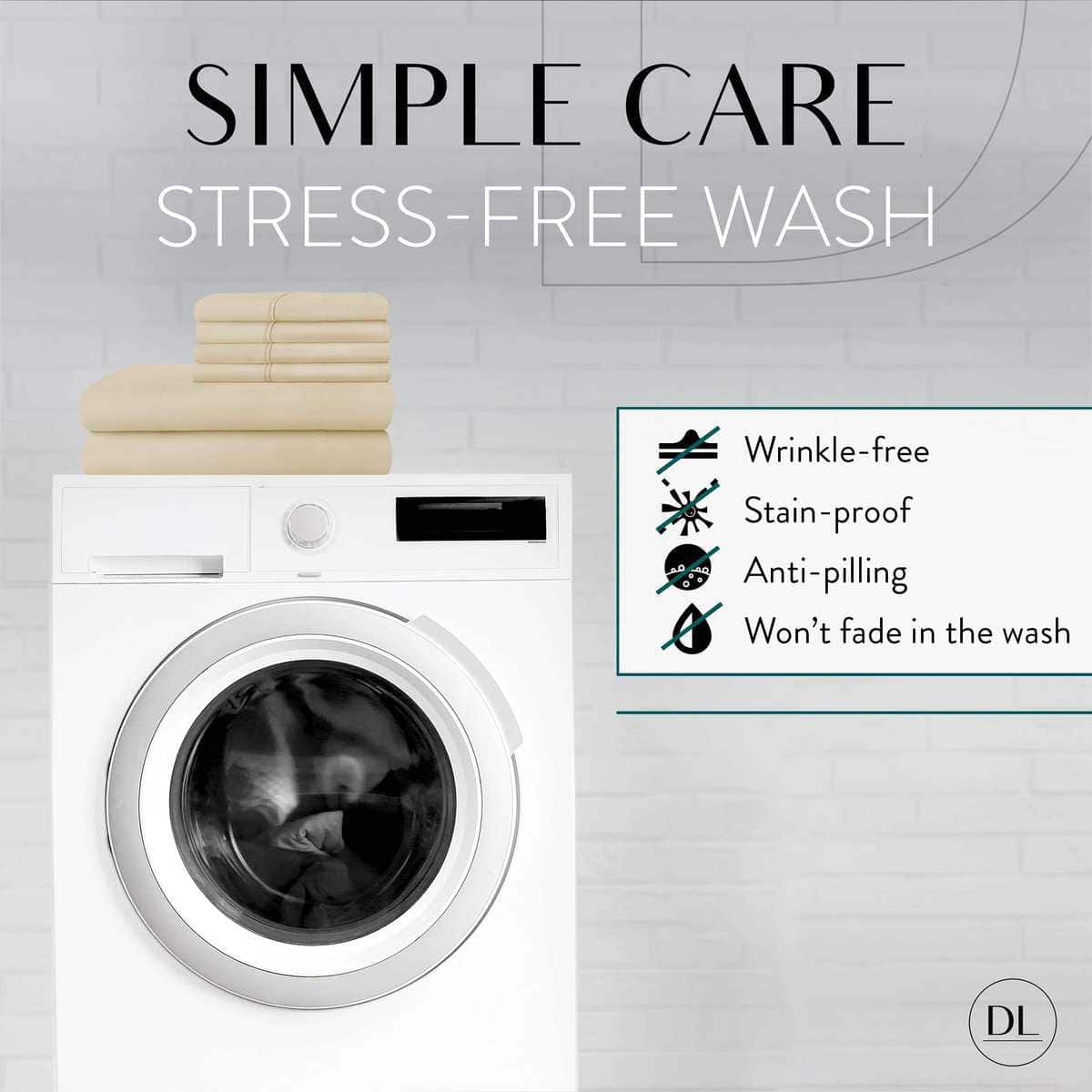 Juego de sábanas Danjor Linens Full Size - Conjunto de 6 - Imagen 6