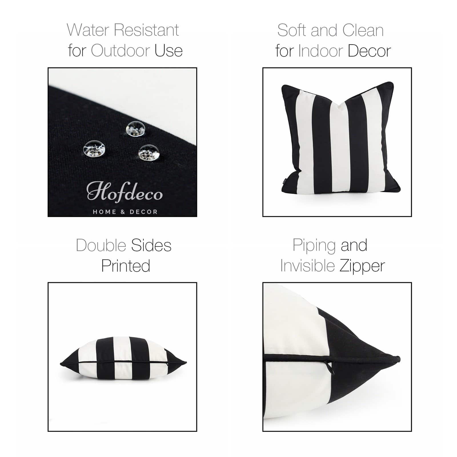 Hofdeco Funda de Almohada Decorativa SOLAMENTE Interior - Imagen 5