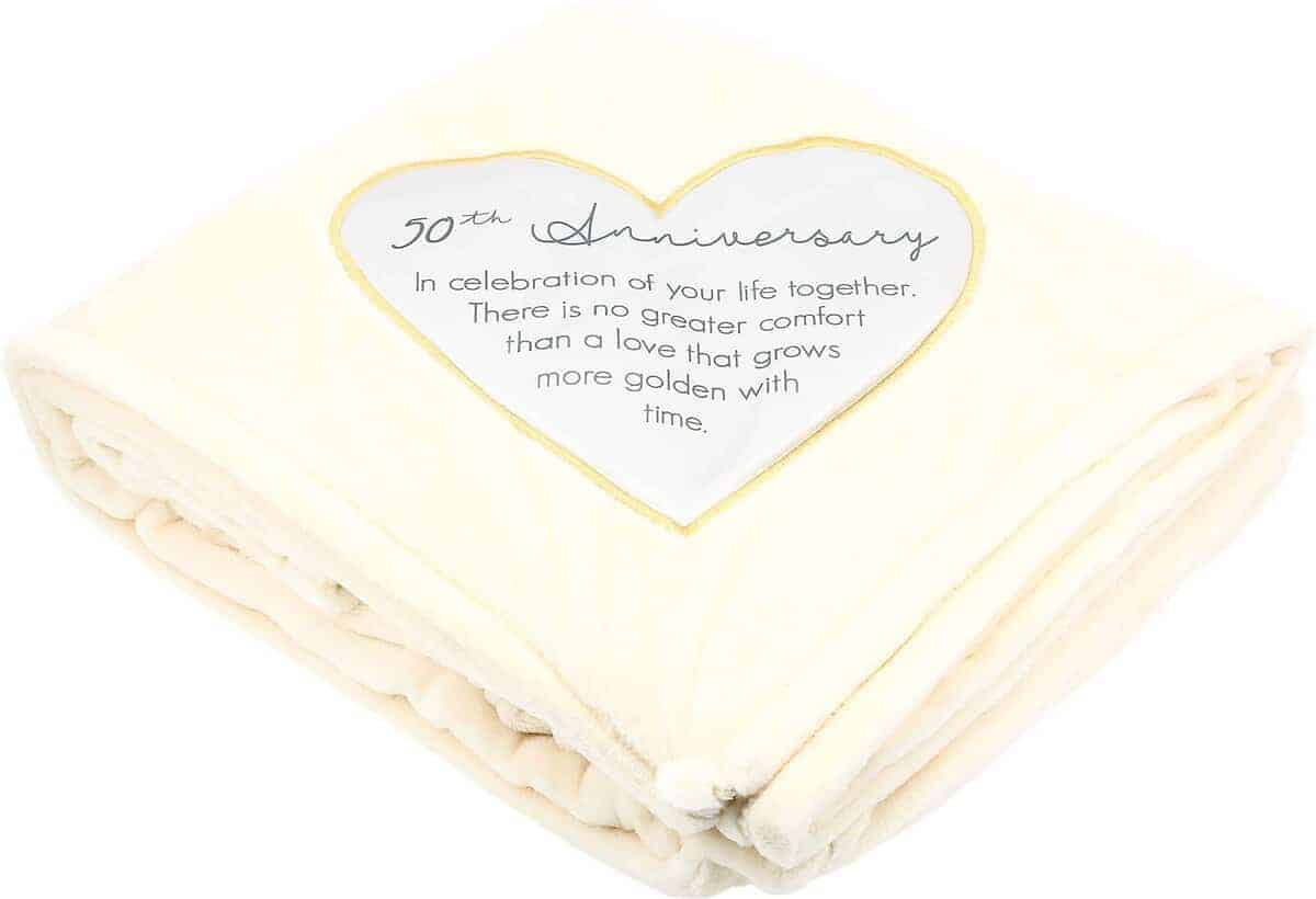 Manta de felpa real suave de 50th de Pavilion Gift Company - Imagen 3