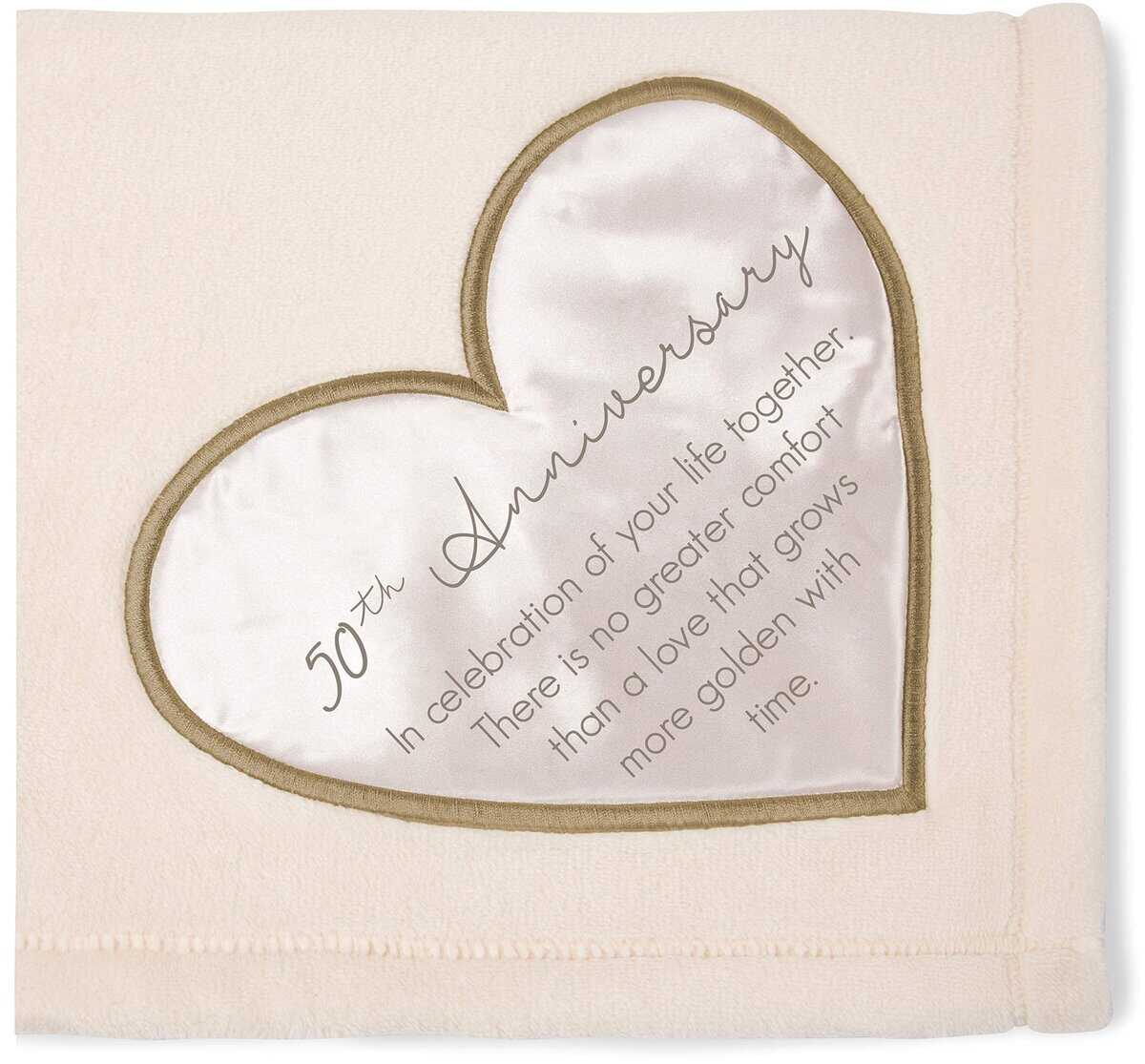 Manta de felpa real suave de 50th de Pavilion Gift Company