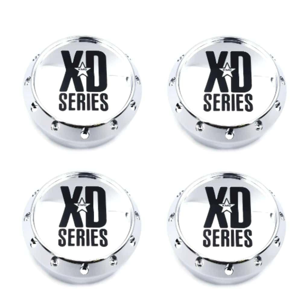 4 Pack Tapacubos para Rueda Cromados KMC XD Series