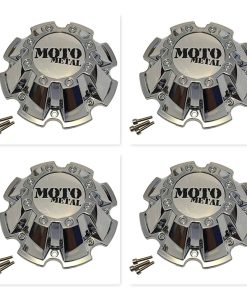 Tapacubos de Centro de Rueda Moto Metal 4 Pack M-793