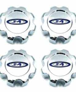 Moto Metal 4 Pack 954 Tapacubos Cromados para Ruedas de 8