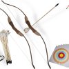 Set de Arco y Flecha de Madera Mejorado para Niños 2-Arcos