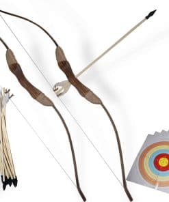 Set de Arco y Flecha de Madera Mejorado para Niños 2-Arcos