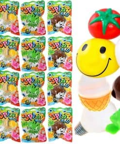 JA-RU Splat Ball Sticky Stress Ball (24 Unidades Surtidas)