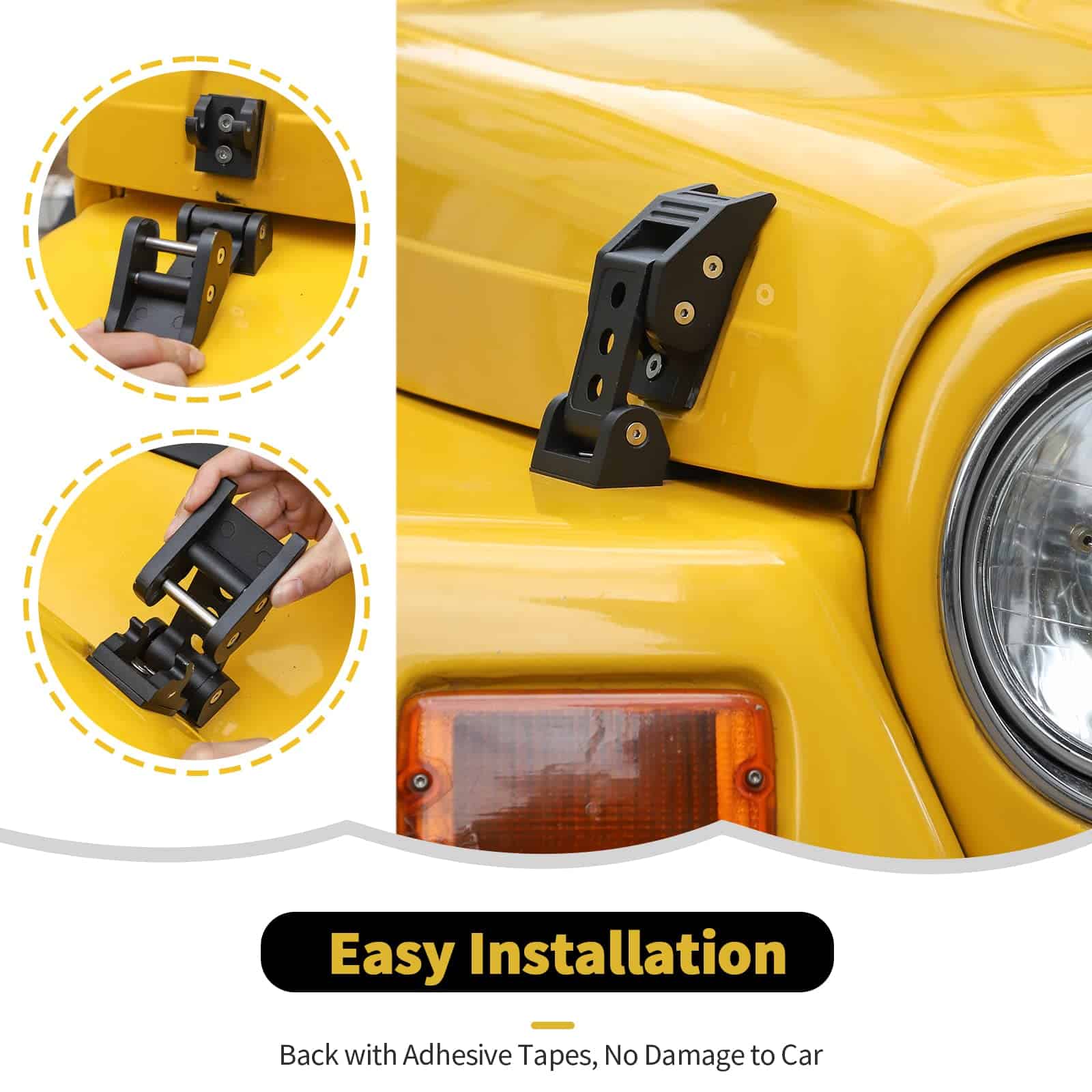 Kit de Cierres de Capó de Aluminio RT-TCZ Accesorios para - Imagen 6