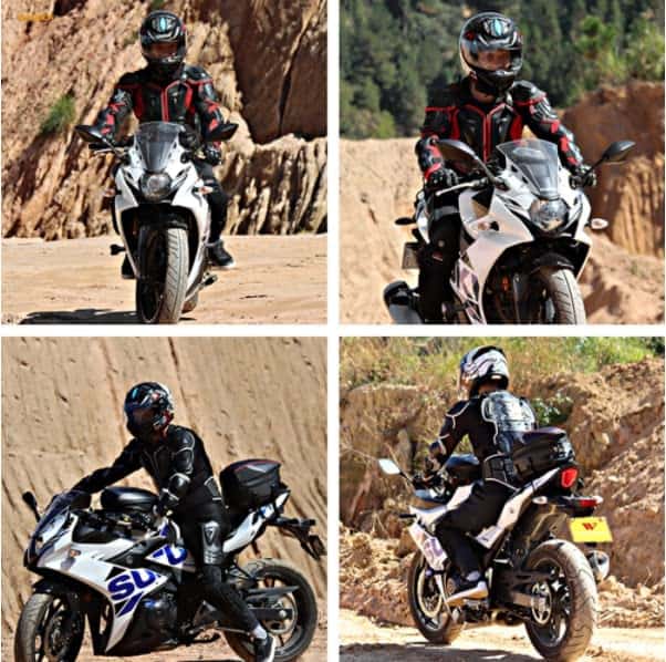 Chaqueta protectora para motocicleta, armadura completa - Imagen 10