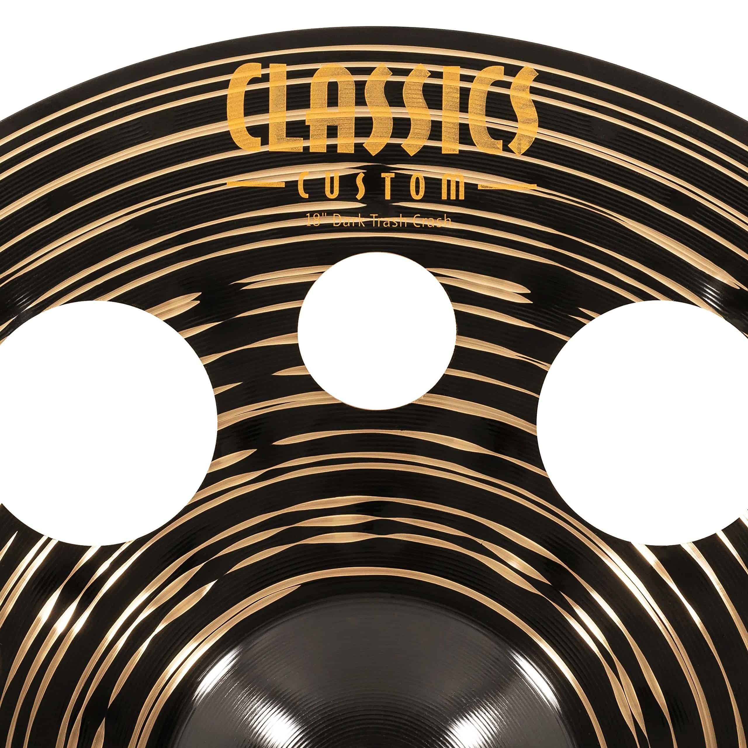 Platillo Crash Meinl Cymbals Classics Custom Dark 18" para - Imagen 5