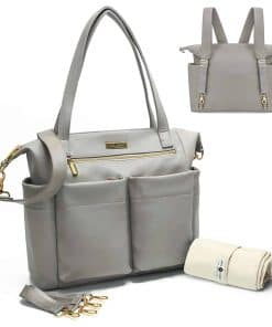 Bolso de Pañales Miss Fong - Bolso de Bebé de Cuero,