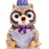 Muñeco de peluche animado Octavius el búho narrador de