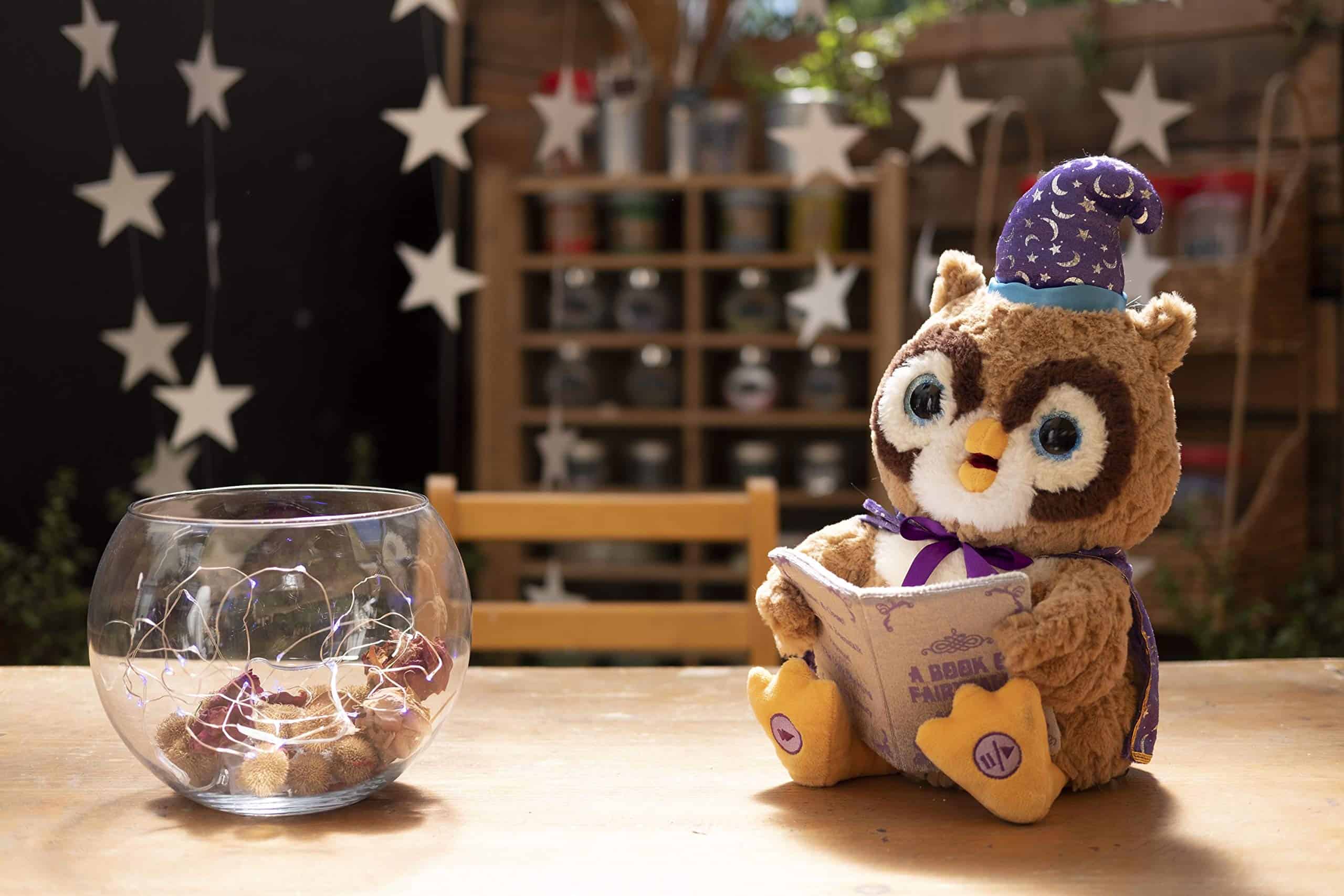 Muñeco de peluche animado Octavius el búho narrador de - Imagen 6