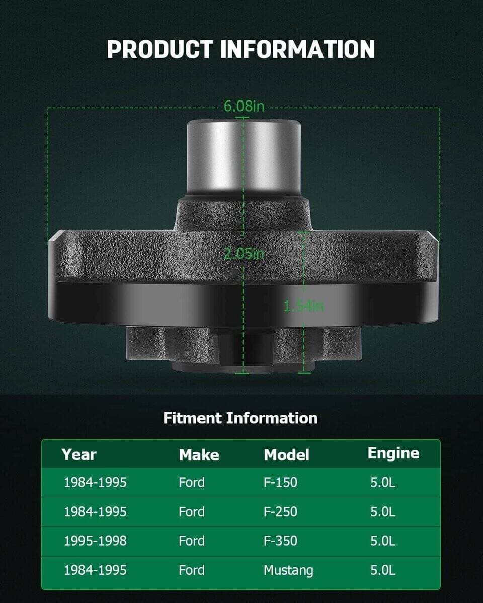 SCITOO 594-024 309-381 Armonizador de Cigüeñal Polea para - Imagen 4