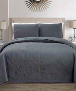 Juego de Colcha con Cubrecama Estampado Fancy Collection