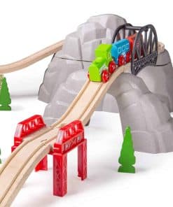 Conjunto de Expansión de Montaña Rocosa de Madera Bigjigs