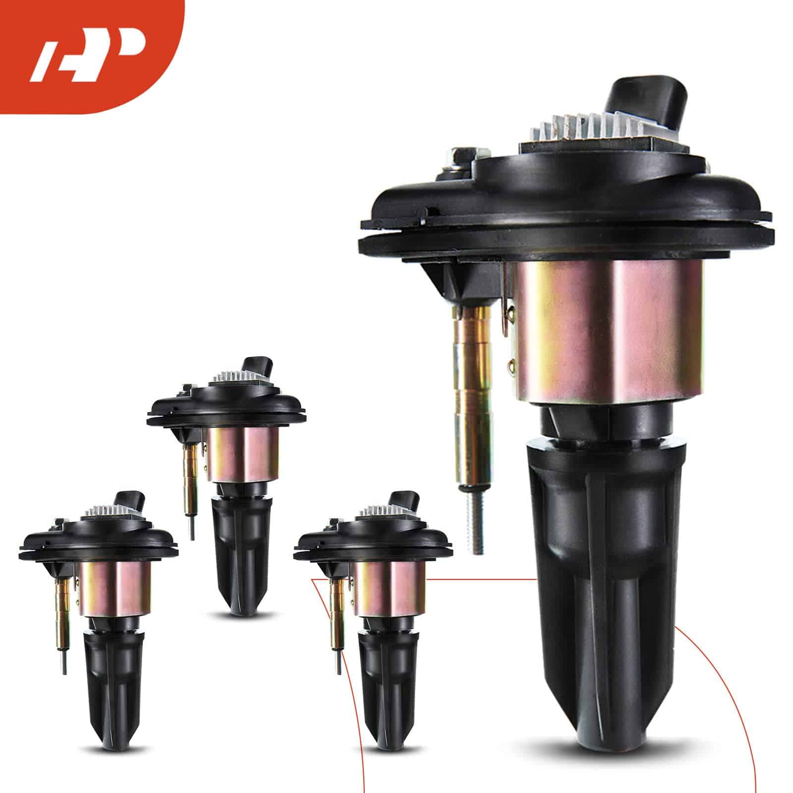 Conjunto de 4 Bobinas de Encendido A-Premium -Negro - Imagen 9