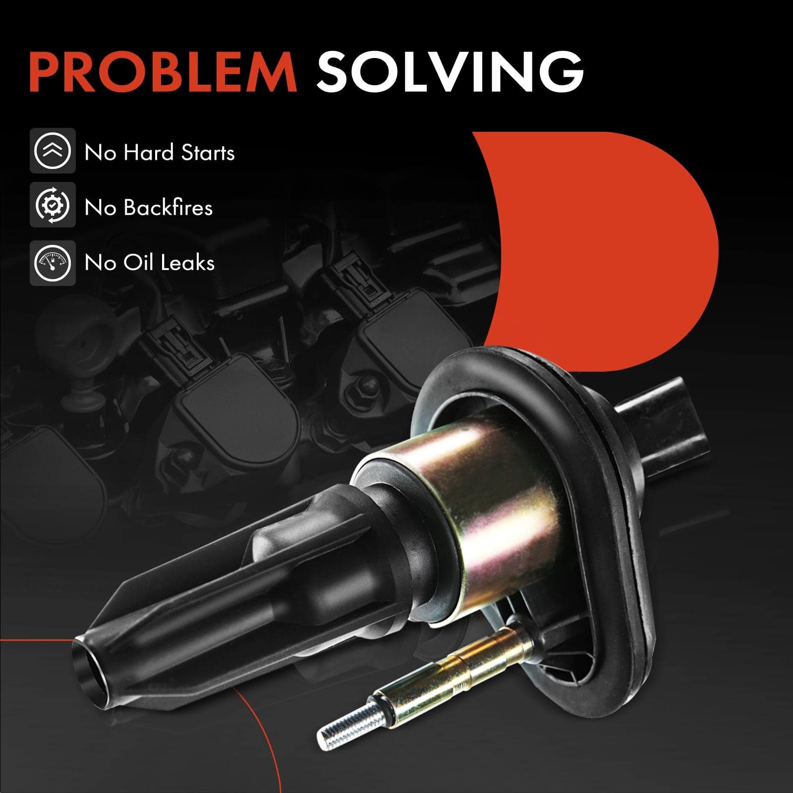 Conjunto de 4 Bobinas de Encendido A-Premium -Negro - Imagen 8