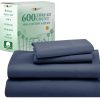 Juego de Sábanas de Lujo California Design Den -Azul Marino