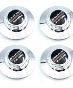 Paquete de 4 Tapas American Racing 790 3790200 Cromadas