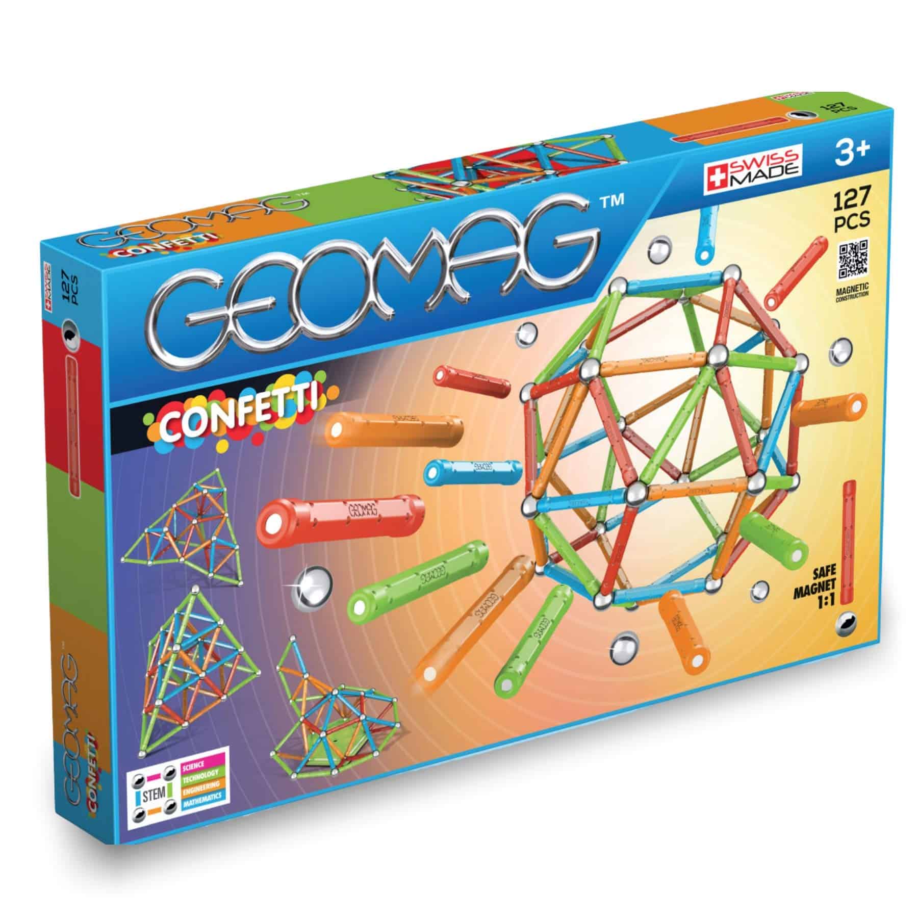 Set de construcción de varillas y bolas magnéticas GEOMAG |