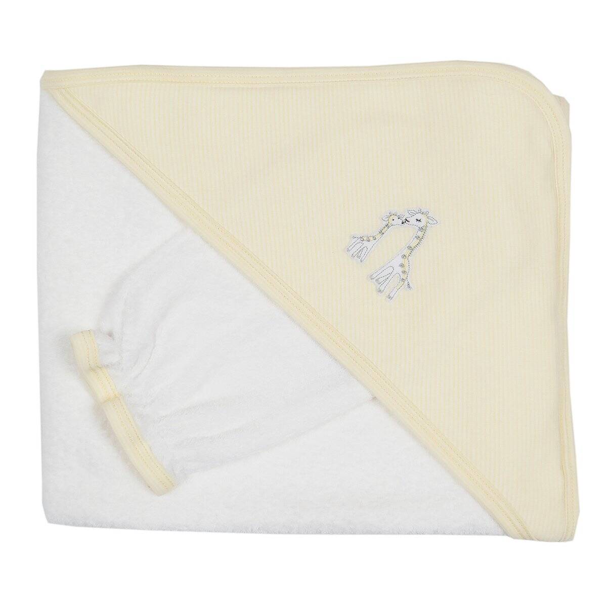 Toalla con Mitón Kissy Kissy Unisex-Bebé Giraffe