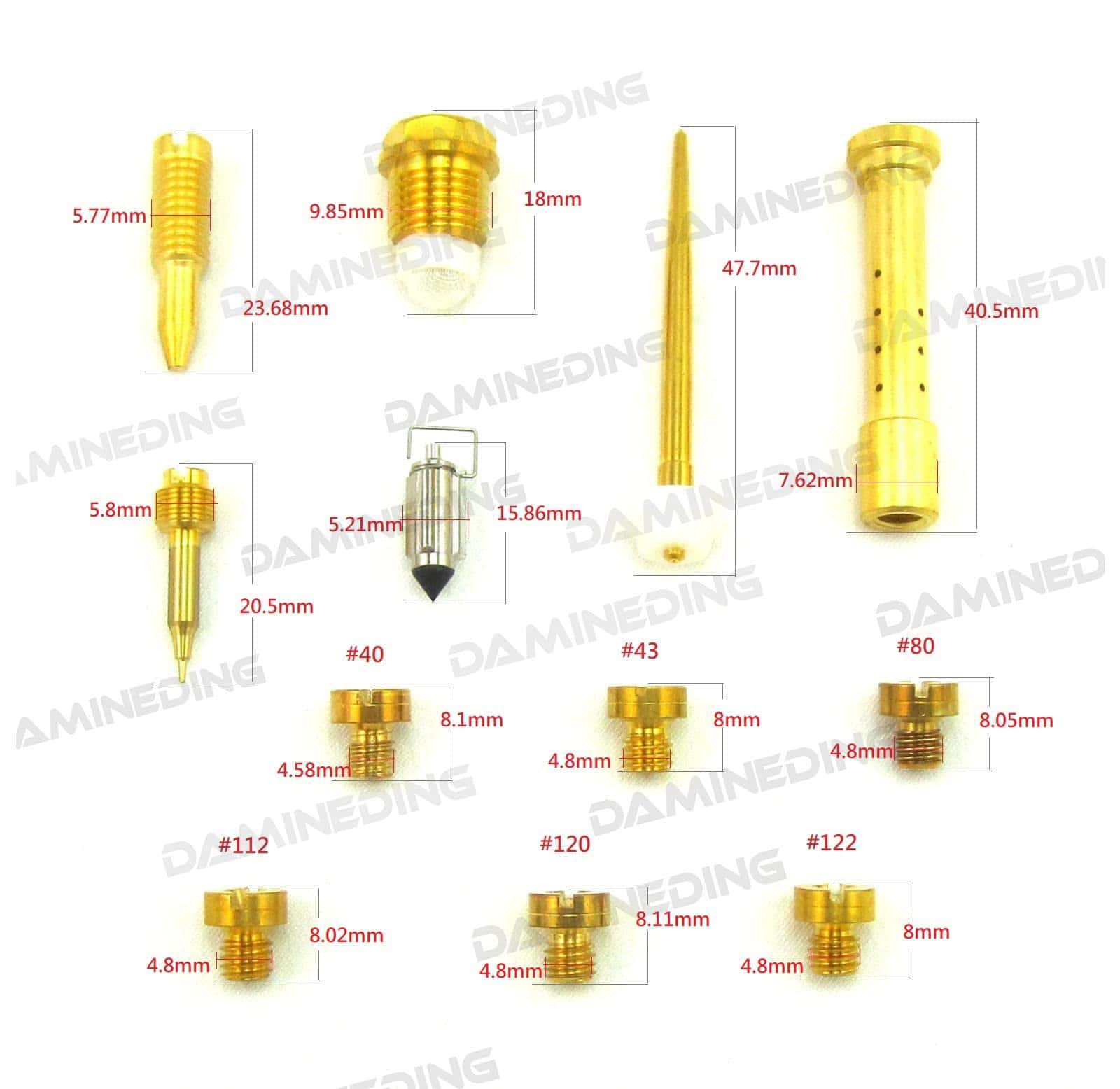4 X Juegos de Reconstrucción de Carburador para XJ750 / XJ - Imagen 4
