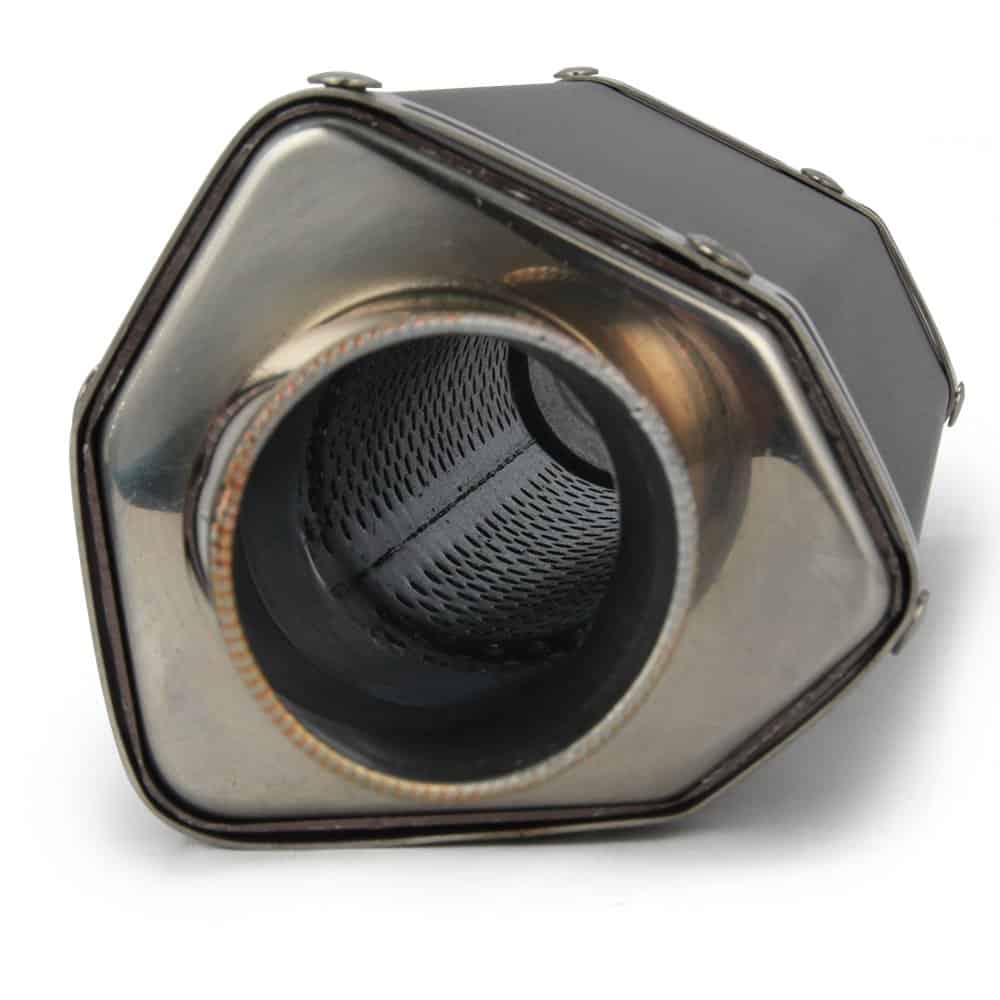 Escape silenciador hexagonal universal de 1.5-2" de entrada - Imagen 8